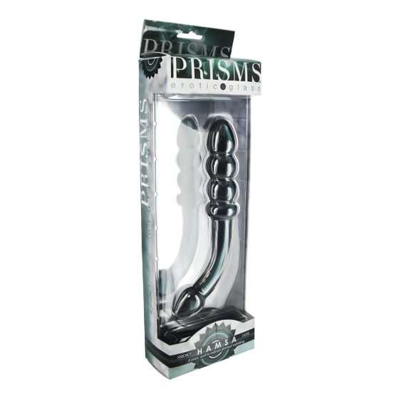 Prisms Hamsa - Double-Ended Green Glass G-Spot Dildo