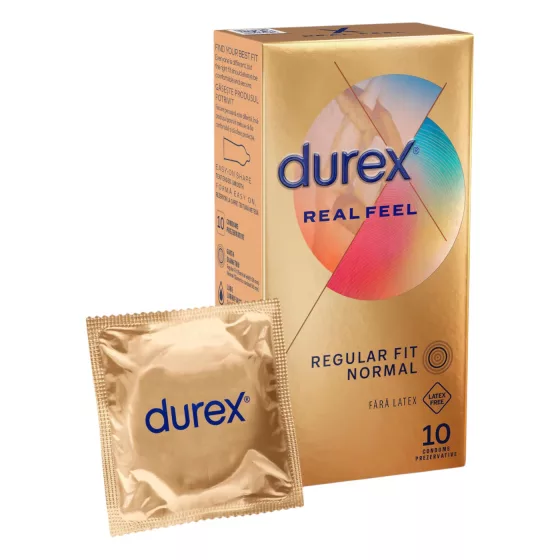 Durex Real Feel - Latex-Free Condoms (Pack of 10)