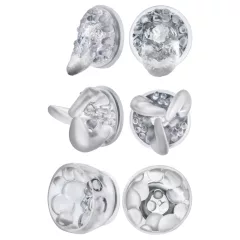   Blush Temptasia - rotating‑head nipple stimulator (transparent)