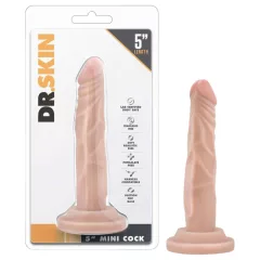 Dr. Skin 5 - Realistic Suction Cup Dildo - Natural (5.7in)