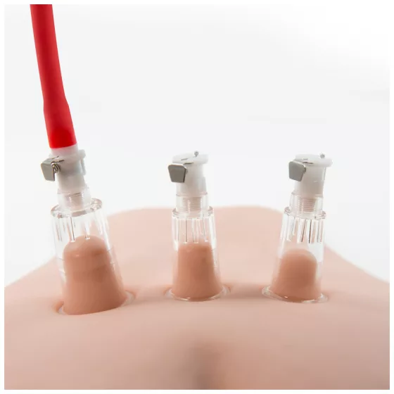 Blush Temptasia - professional clitoral pumping set (black)