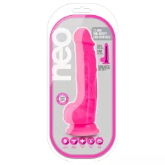 Blush Neo – 19cm Suction Cup Dildo (Pink)
