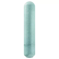 Gaia Eco M - eco-friendly vibrator (turquoise) - medium size