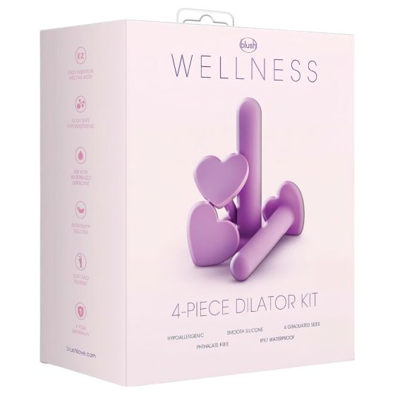 Blush Wellness - vaginal dilator set (purple)
