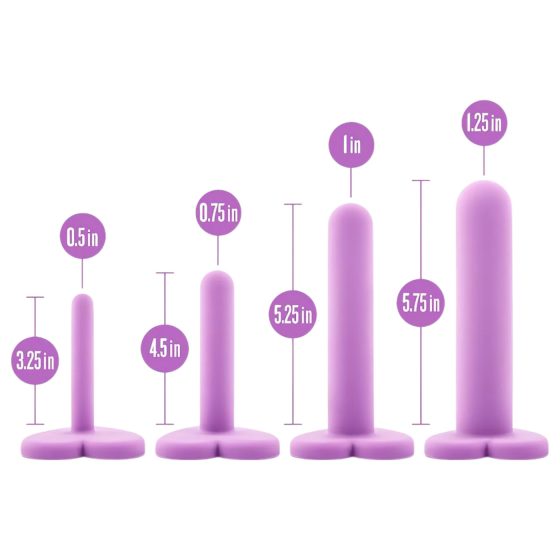 Blush Wellness - vaginal dilator set (purple)