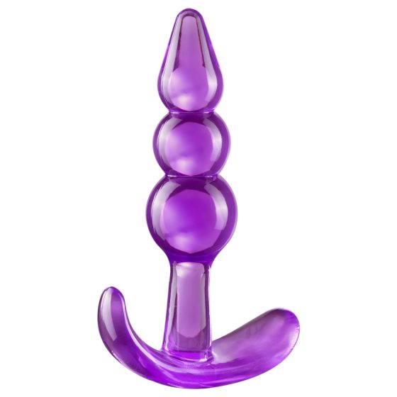 B Yours - Purple Beaded Anal Plug