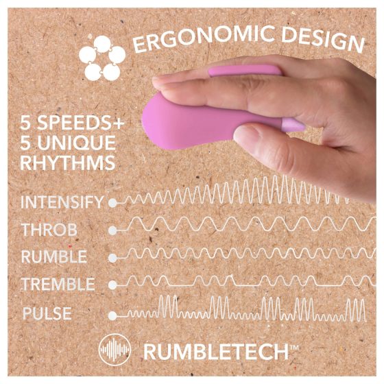 Blush Gaia - stimulating finger vibrator (purple)