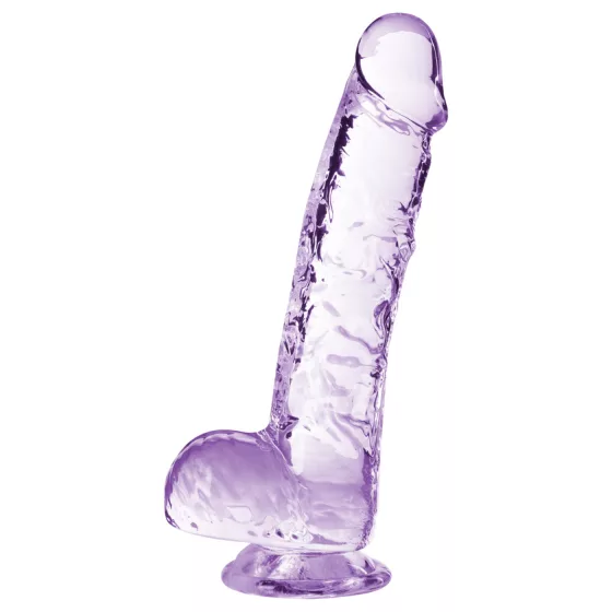 Blush Naturally Yours - crystal dildo (purple)