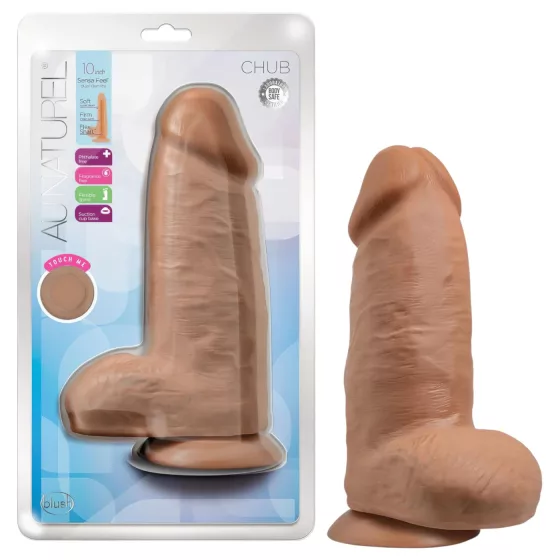 Blush Chub – Realistic Suction Cup Dildo, 18cm (Natural)