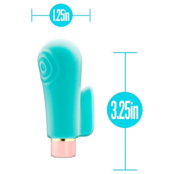 Blush Aria - stimulating finger vibrator (green)