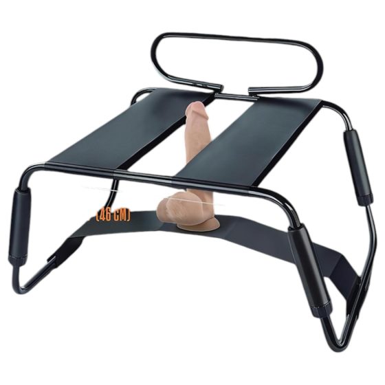 Temptasia - Pleasure Chair with Vibrator (Black-Natural)