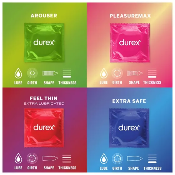 Durex Surprise Me - condom pack (40 pcs)