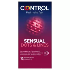 Control - Ribbed & Dotted Condoms (12 pcs)