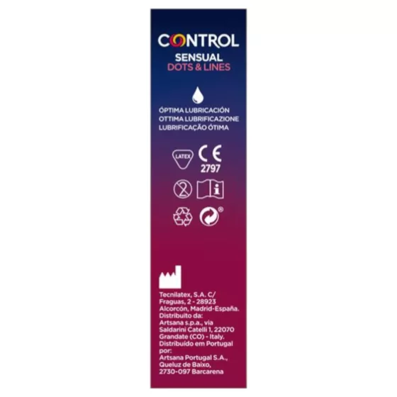 Control - Ribbed & Dotted Condoms (12 pcs)