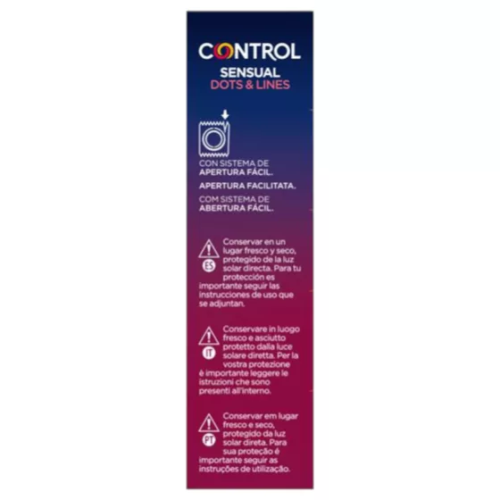 Control - Ribbed & Dotted Condoms (12 pcs)