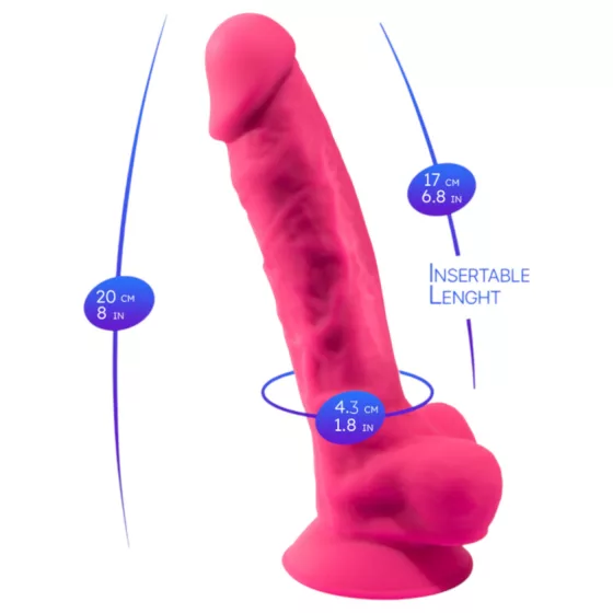 Silexd - Pink Remote-Controlled Suction Cup Vibrator