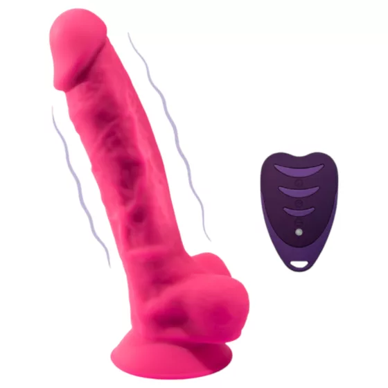 Silexd - Pink Remote-Controlled Suction Cup Vibrator