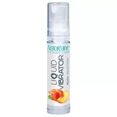   Amoréane - liquid vibrator stimulating lubricant, peach (10 ml)