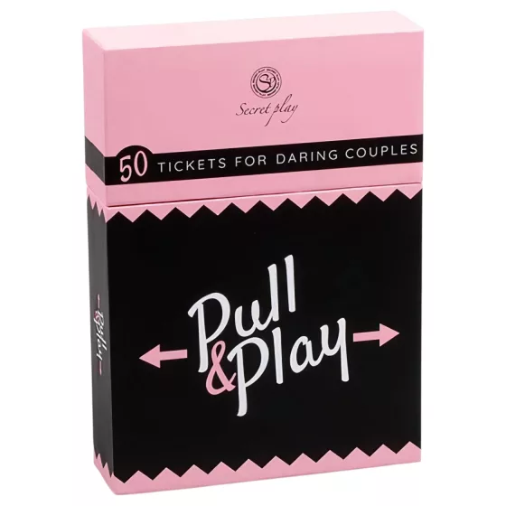 Secret Play Pull & Play - erotic card game for couples (50 cards) - in 7 languages