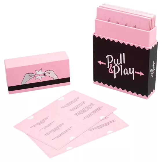 Secret Play Pull & Play - erotic card game for couples (50 cards) - in 7 languages