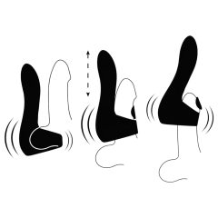 JamyJob - Pulsating Black Tip Vibrator