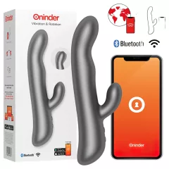   Oninder Oslo - thrusting, rotating clitoral-arm vibrator (black)