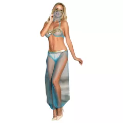 Subblime - Indian‑style see‑through costume - (blue)