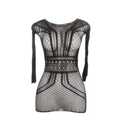Subblime 951931 - Open-Back Net Dress - Black - S-L