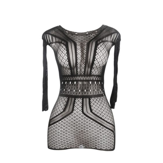 Subblime 951931 - Open-Back Net Dress - Black - S-L
