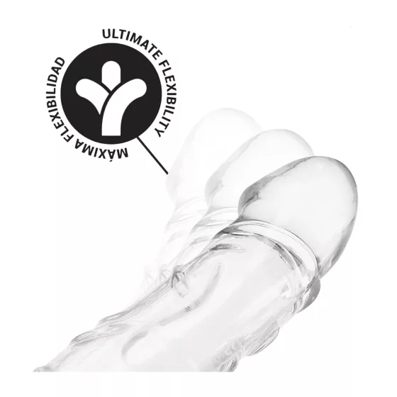 Addicted Toys - 27 cm Translucent Sleeve with Ball Ring