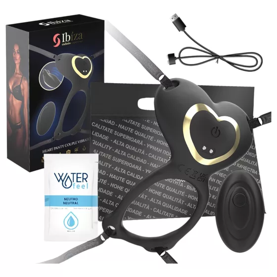 IBIZA - Strap-On Clitoral Vibrator (Black)