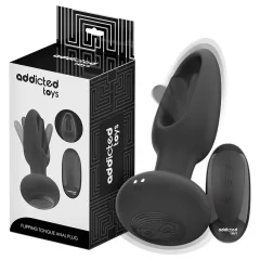 Addicted Toys - Black Tongue Motion Anal Vibrator