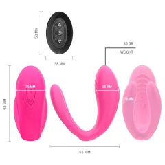 Intense Julia - G-spot & Clitoral Vibrator (Pink)