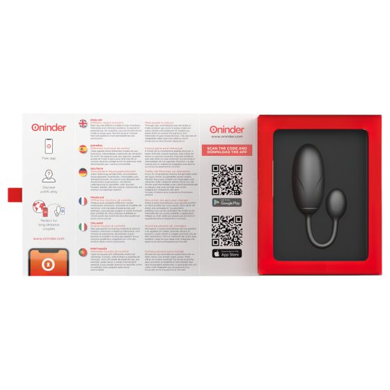 Oninder Tokyo - Smart Vibrating Egg (Black)