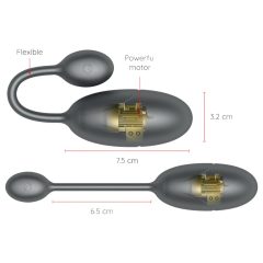 Oninder Tokyo - Smart Vibrating Egg (Black)
