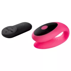   Virgite - remote-controlled couple’s vibrator (black and pink)