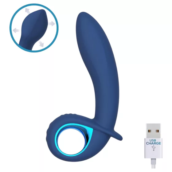 INTOYOU Palha - rechargeable, inflatable vibrator (blue)