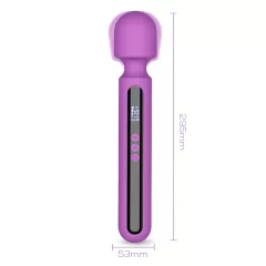   Engily Ross Aura - Rechargeable Digital Purple Massager Vibrator