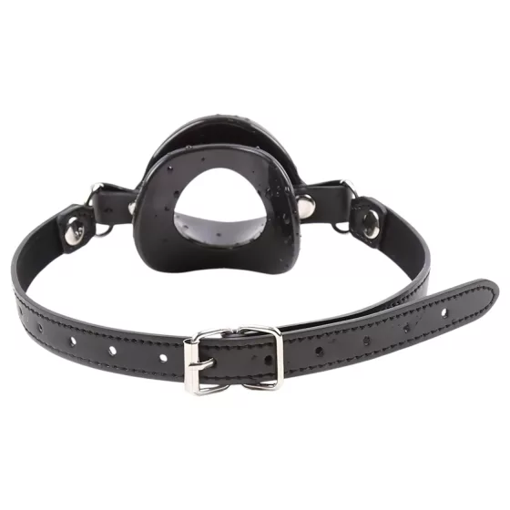 Latetobed - Lip-Shaped Silicone Gag (Black)