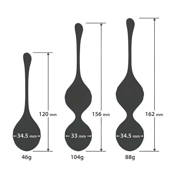 Engily Ross Taylor 2.0 - 3-Piece Kegel Ball Set (Purple)