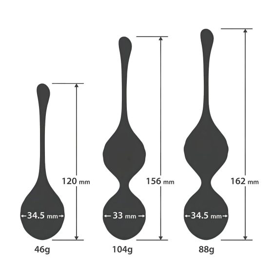 Engily Ross Taylor 2.0 - 3-Piece Kegel Ball Set (Purple)