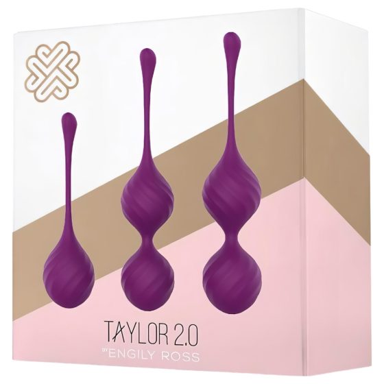 Engily Ross Taylor 2.0 - 3-Piece Kegel Ball Set (Purple)