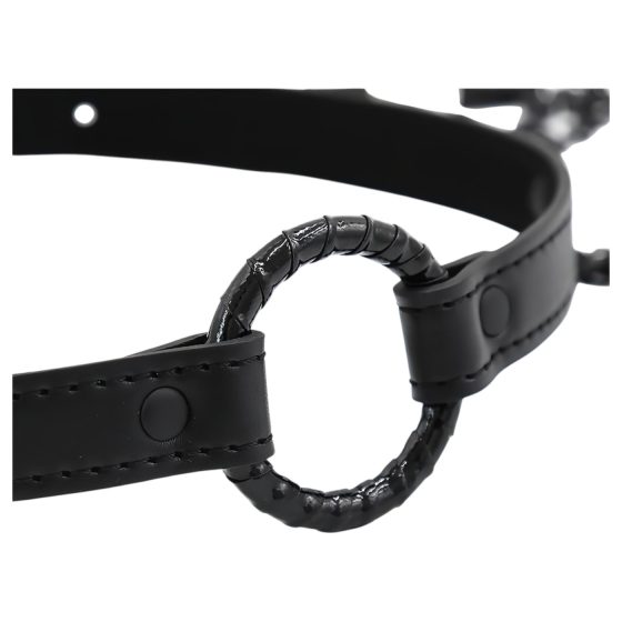 INTOYOU - gag with nipple clamps (black)