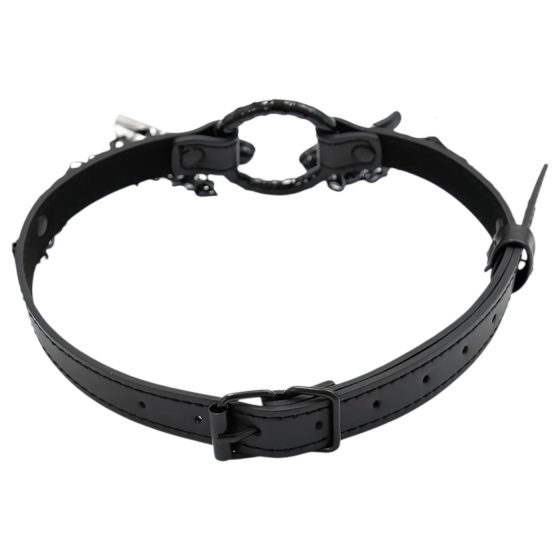 INTOYOU - gag with nipple clamps (black)