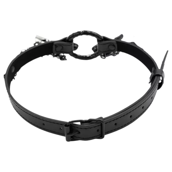 INTOYOU - Mouth Gag with Nipple Clamps (Black)