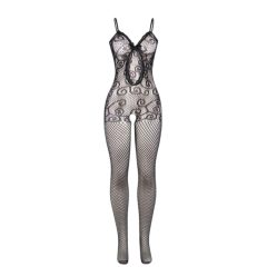 Adalet Many - Bow Detail Mesh Jumpsuit - (Black)