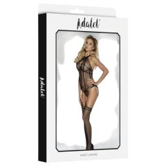 Adalet Mia - Halter Neck Fishnet Set (Black)