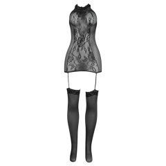 Adalet Nicole - Lace Mesh Set - Black