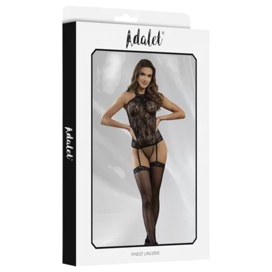 Adalet Nicole - Lace Mesh Set - Black