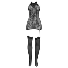 Adalet Nicole - Lace Mesh Set - Black - L/XL